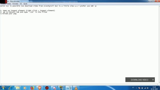 [Manual MODE] How To Download Subtitles From Crunchyroll With A Potato Pc :D
