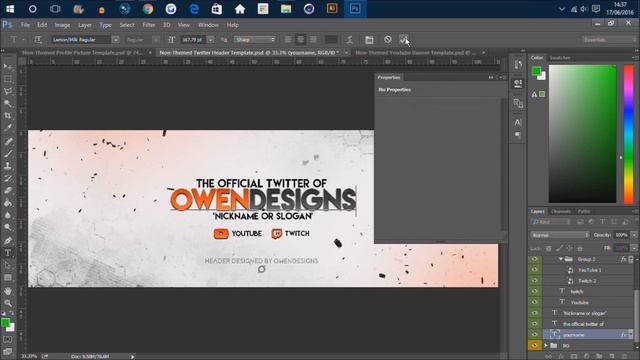 Non-Themed Revamp Template (Twitter and Youtube) (Banner, Header)- Photoshop (2016) смотреть онлайн
