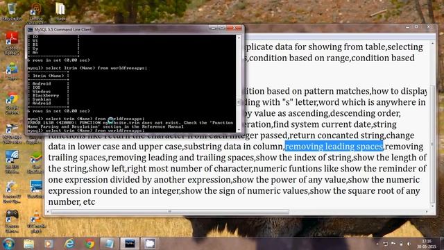 MySQL Tutorials - 5 - Select Statements Part 2 смотреть онлайн