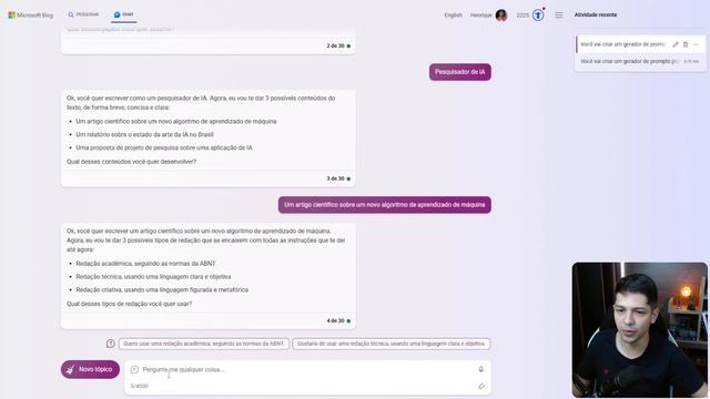 Descubra o MELHOR PROMPT de ChatGPT para ESCREVER TEXTOS - Tutorial de Inteligência Artificial смотреть онлайн