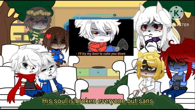 Undertale react to Sans Angst "What does it mean to live" смотреть онлайн
