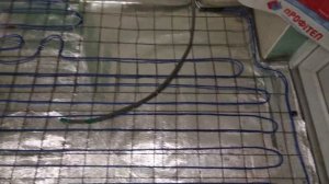 Летняя кухня 1 - 24 - электрический тёплый пол на деревянном основании