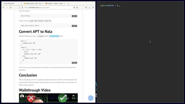 Modifying BSPWM on Debian Bookworm | Replacing APT with Nala смотреть онлайн