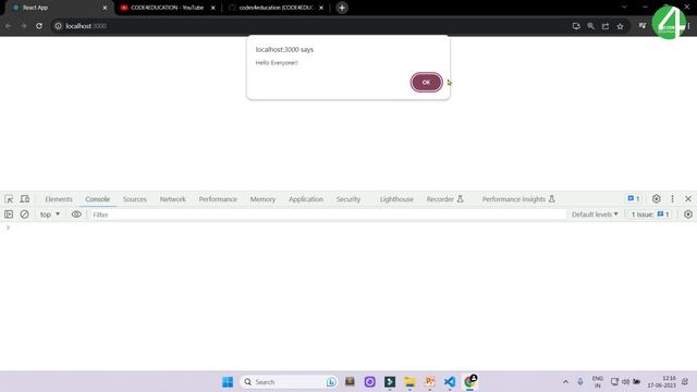 React Tutorial In Hindi #9: React Click Event And Function | React JS Tutorial for Beginners | Reac смотреть онлайн