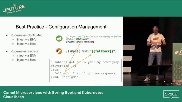 JFuture 2018: Claus Ibsen - Camel Microservices with Spring Boot and Kubernetes смотреть онлайн