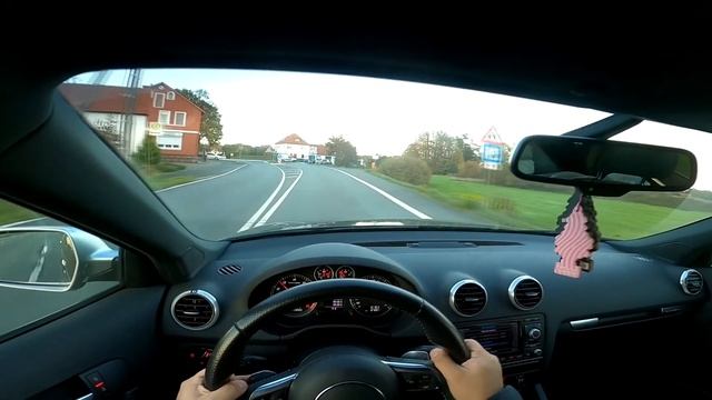 Audi RS3 Turbo Stock 340hp 2.5l 5 Cylinder Drive Pov рс3 340лс Drive By