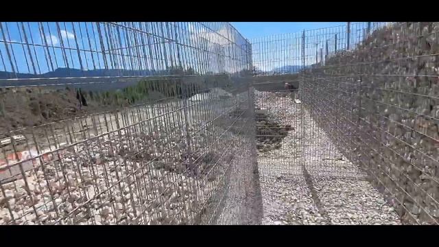 Лестница из габионов. Монтаж. смотреть онлайн