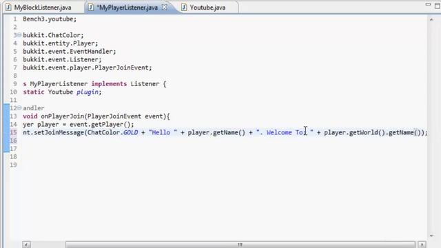 How To Make a Bukkit Plugin: Episode 10 *Player Join Detection" смотреть онлайн
