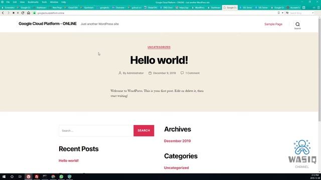 [22/22] ENDING - WORDPRESS Operational [Easily Host WordPress Website with Google Cloud - 2020] смотреть онлайн