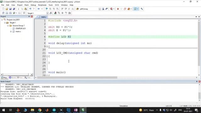 8051 Embedded C & Proteus Simulation смотреть онлайн