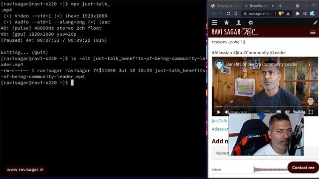 ffmpeg - Reduce video size смотреть онлайн