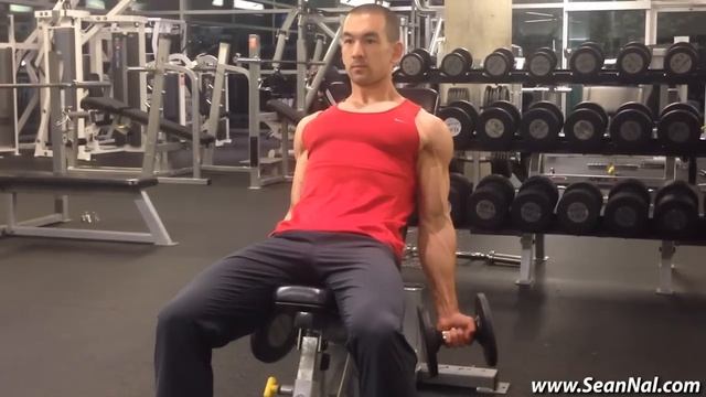 The Seated Incline Dumbbell Curl (Top Bicep Curl Variation) смотреть онлайн