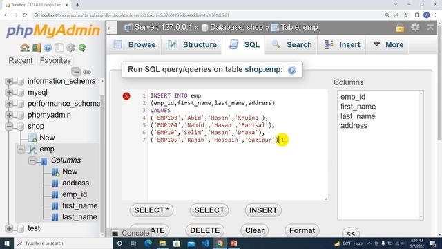 Multiple Data Insert into Table Class-6, SQL Bangla Tutorial | SQL Database learn смотреть онлайн