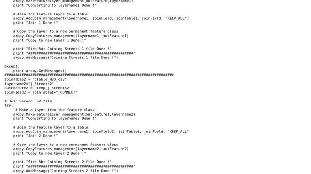 GIS: Merging multiple tables to shape using for loop with ArcPy? смотреть онлайн