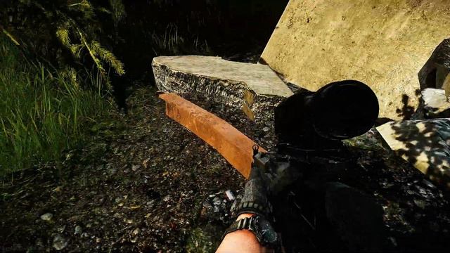 Escape From Tarkov, Grande hits invisible wall on customs смотреть онлайн