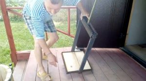 Пресс для сока своими руками. Соковыжималка для яблок.