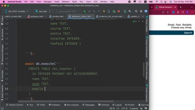 23. Flutter and Sqlite Complete App | Add Student | Model creation | Part 3 | Flutter in Pashto смотреть онлайн