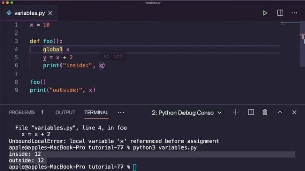 [24] Global, Local, Nonlocal Variables in Python | Python for Beginners