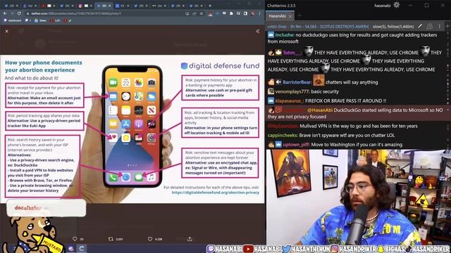 States Using Period Tracking Apps to STALK Residents | HasanAbi REACT смотреть онлайн
