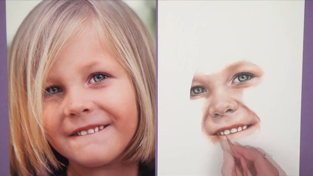 Coloured Pencil Tutorial - Photo-Realistic Portrait смотреть онлайн