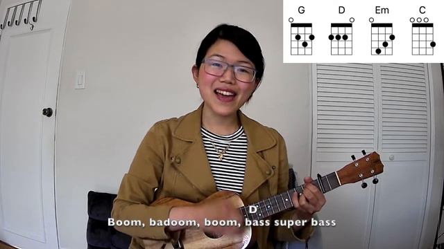 Super Bass - Nicki Minaj (arr. nix) | Ukulele Play-Along смотреть онлайн