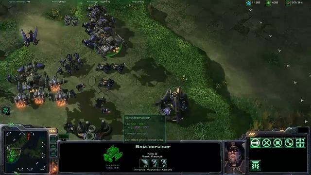 Starcraft 2 Gameplay Nvidia GeForce GT 540M 1 GB смотреть онлайн