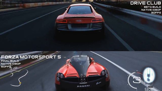 Forza Motorsport 5 (XBOX ONE) VS Drive Club (PS4) HD GAMEPLAY смотреть онлайн