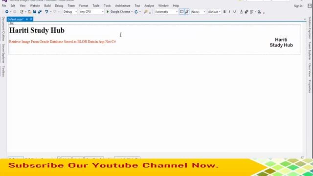 Retrieve Image Stored in Oracle Database as BLOB Data Asp.Net C# | Hindi | Free Online Learning Cod смотреть онлайн