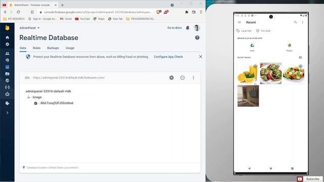 Upload Image to Firebase Realtime Database And Storage //DEMO//Food Delivery App смотреть онлайн