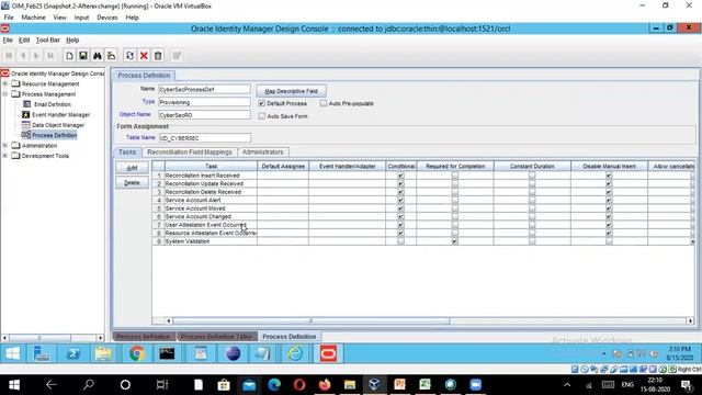 Oracle Identity Manager Basic Terminologies6:Process Definition,Process tasks смотреть онлайн