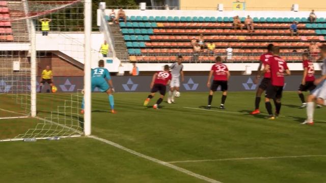 Голы Руха в ворота Белшины | Ракурс из-за ворот