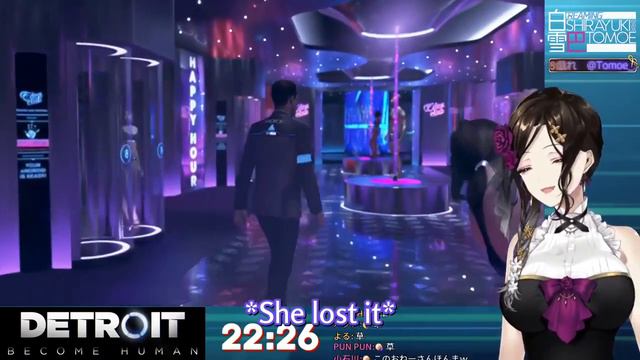 Tomoe Having Fun In Detroit: Become Human [Nijisanji] смотреть онлайн