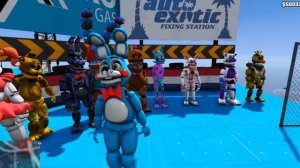 ГТА5 ФНАФ АНИМАТРОНИКИ - КАКОЙ АНИМАТРОНИК САМЫЙ МЕТКИЙ! МОДЫ GTA 5 FNAF