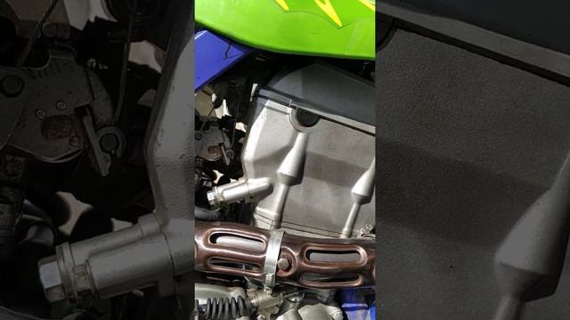 Kawasaki KLX 250 1993г. Прогретый двигатель. смотреть онлайн