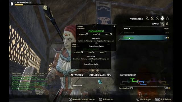 The Elder Scrolls Online / Crafting - Upgrading - Entzaubern Von Gegenständen Mit Berufen