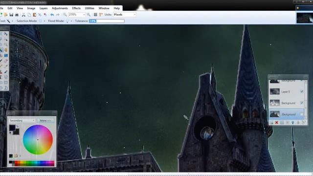 Paint.Net: Hogwarts At Night смотреть онлайн
