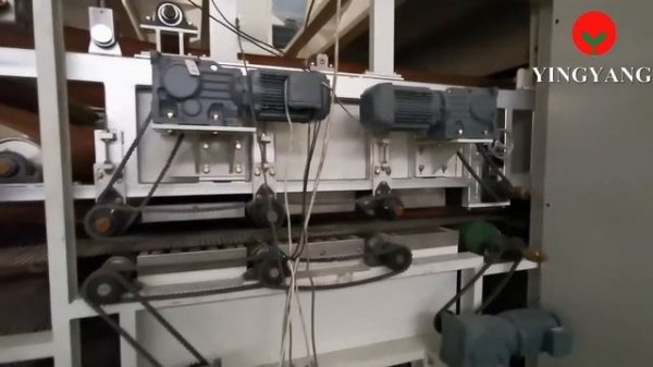 Air laid felt production line
