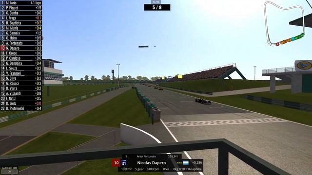 2015 F3 Brasil | Race in Brasília - Oval (8 laps) | NEW SKINPACK!!! (Assetto Corsa) смотреть онлайн