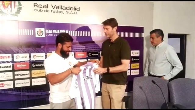 Presentación de Daniele Verde como Nuevo Jugador del Real Valladolid смотреть онлайн
