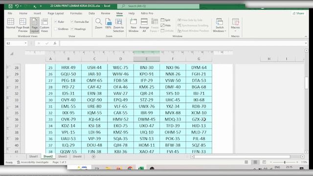Cara Print Excel TERBARU Cepat dan Mudah смотреть онлайн
