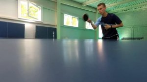 Обучение настольному теннису. Накат справа