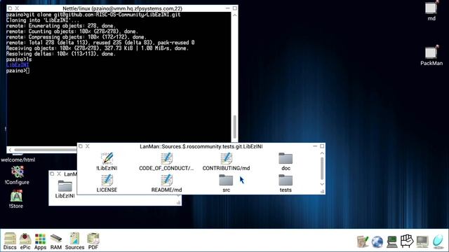 Coding On RISC OS - Using git with RISC OS via Linux, Nettle and OmniClient смотреть онлайн