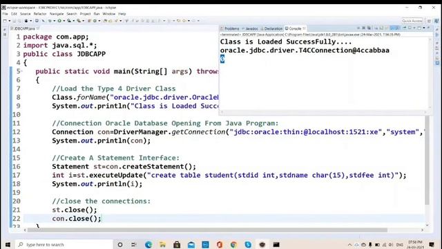 JDBC connection in telugu|advance java jdbc connection|nareshtechintelugu смотреть онлайн
