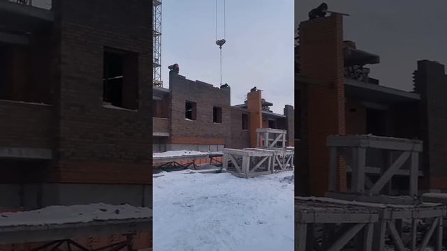 Кирпичная кладка 2го этажа