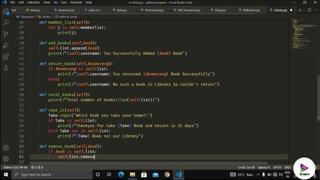 Library Project | Projects |Python | VK CREATZ смотреть онлайн