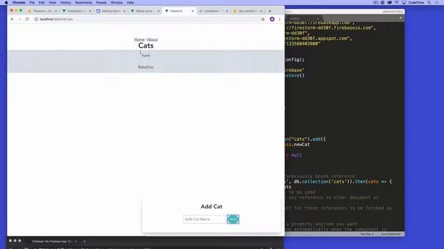 Cloud Firestore with Vue CLI, Part 4: Adding & Looping смотреть онлайн