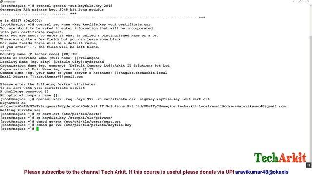 Configuring SSL Certificate in Nagios core | Tech Arkit смотреть онлайн