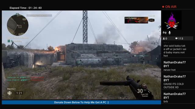 Call Of Duty World War 2 - Logan Playz Livestream смотреть онлайн
