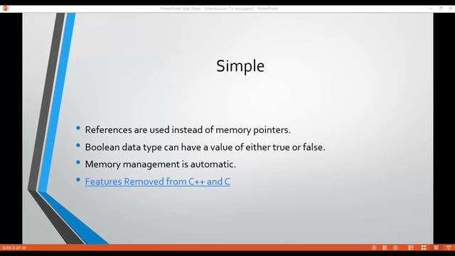 Introduction to Java (Java007 ForArab) Java Features смотреть онлайн