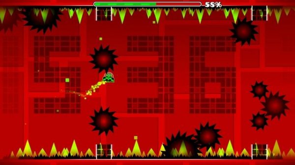 Flappy Bird in Geometry Dash